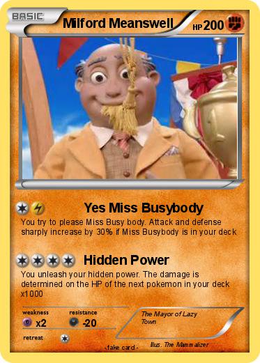 Pokemon Milford Meanswell