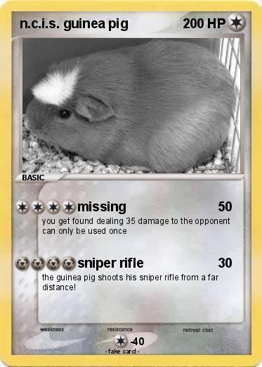 Pokemon n.c.i.s. guinea pig