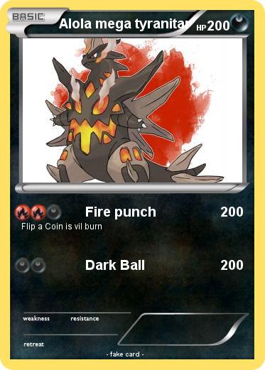 Pokemon Alola mega tyranitar