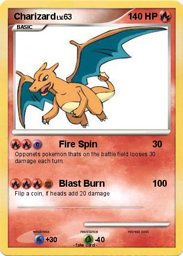 Pokemon Charizard