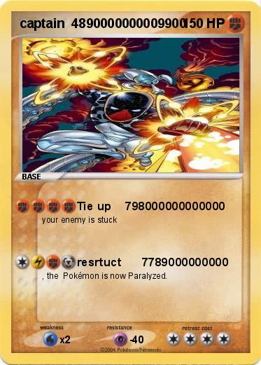 Pokemon captain  4890000000009900