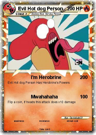 Pokemon Evil Hot dog Person