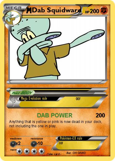 Pokemon Dab Squidward