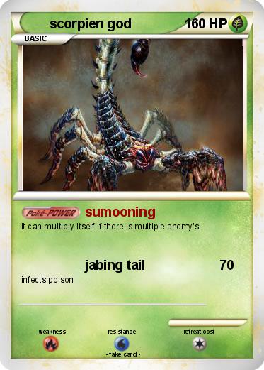 Pokemon scorpien god