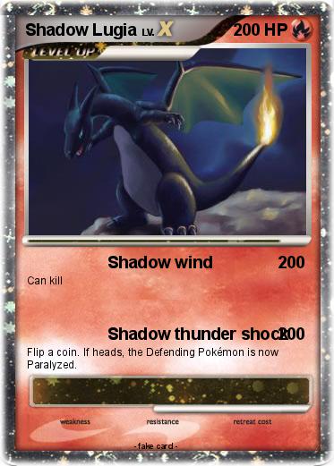 Pokemon Shadow Lugia