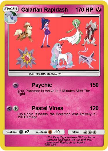 Pokemon Galarian Rapidash