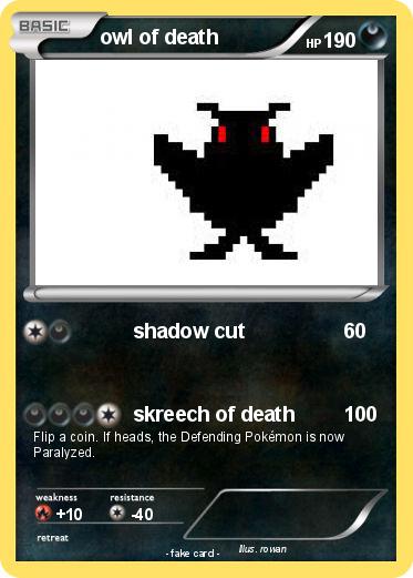 Pokemon owl of death