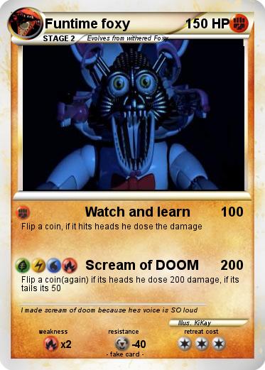 Pokemon Funtime foxy