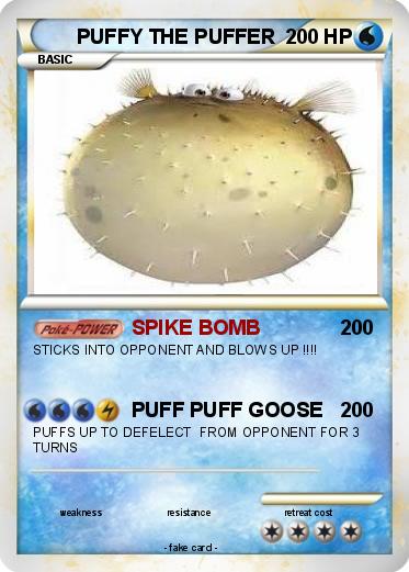 Pokemon PUFFY THE PUFFER