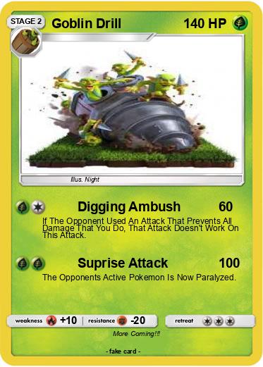 Pokemon Goblin Drill