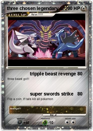 Pokemon three chosen legendary