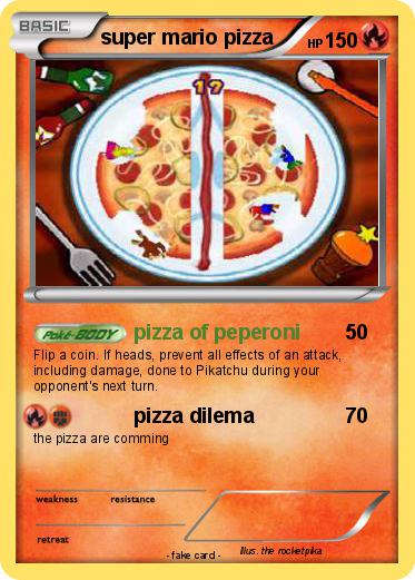 Pokemon super mario pizza