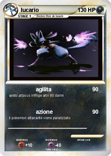 Pokemon lucario