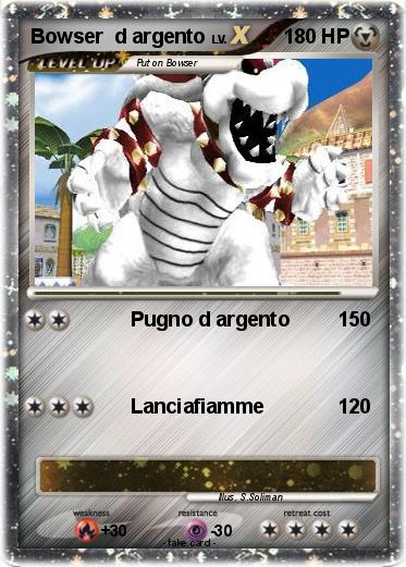 Pokemon Bowser  d argento