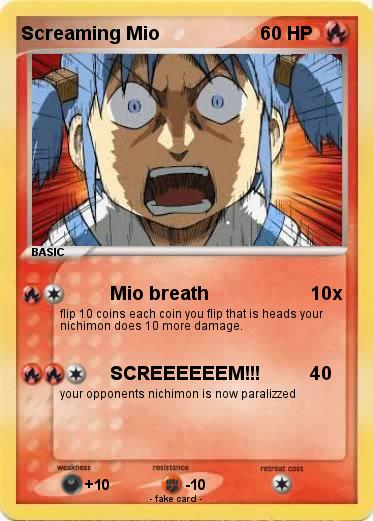 Pokemon Screaming Mio