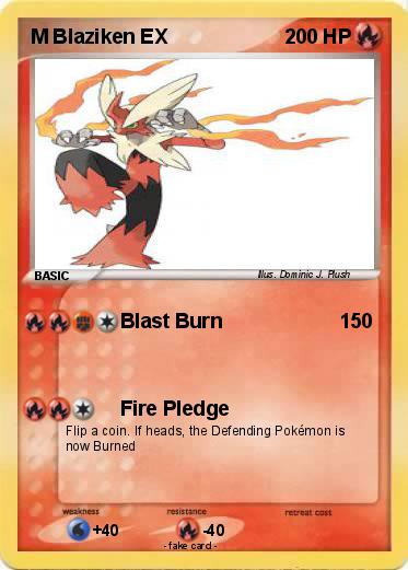 Pokemon M Blaziken EX