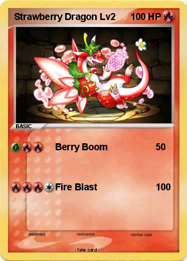Pokemon Strawberry Dragon Lv2