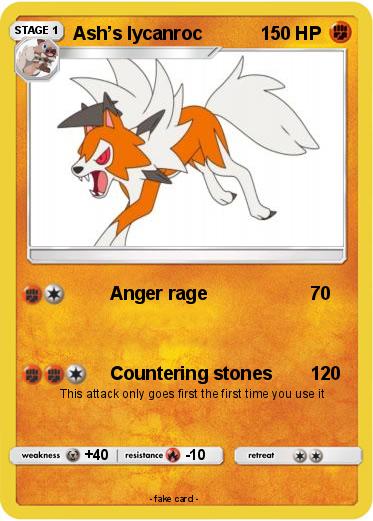 Pokemon Ash’s lycanroc