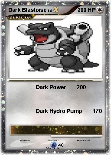 Pokemon Dark Blastoise