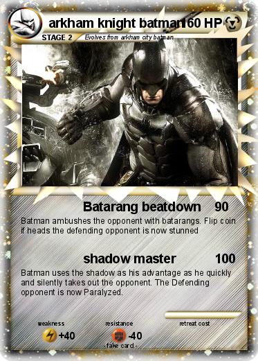 Pokemon arkham knight batman