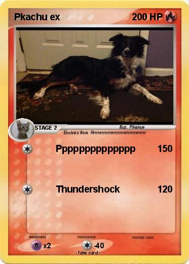 Pokemon Pkachu ex