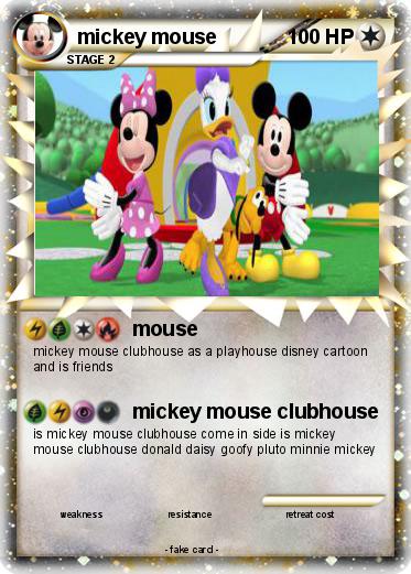 Pokemon mickey mouse