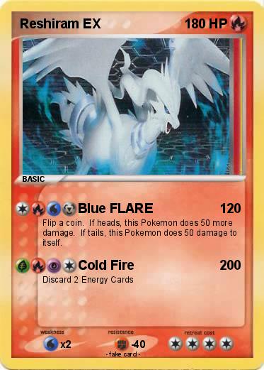 Pokemon Reshiram EX