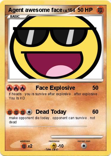 Pokemon Agent awesome face