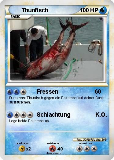 Pokemon Thunfisch