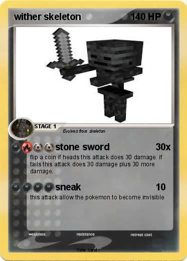 Pokemon wither skeleton