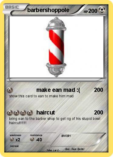 Pokemon barbershoppole