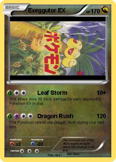 Pokemon Exeggutor EX