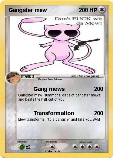 Pokemon Gangster mew
