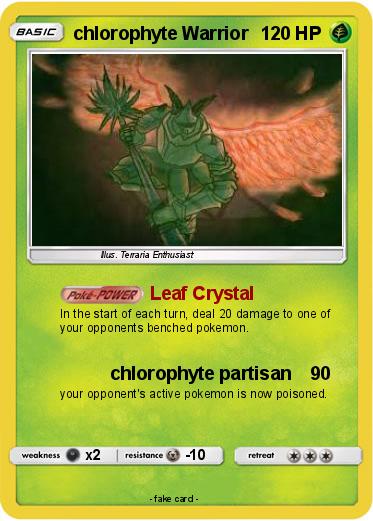 Pokemon chlorophyte Warrior