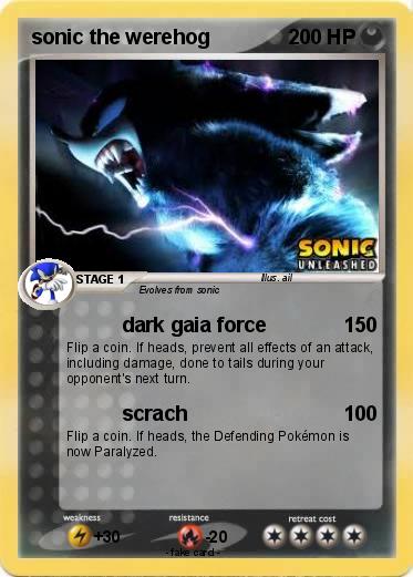 Pokemon sonic the werehog