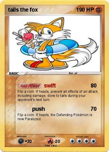 Pokemon tails the fox