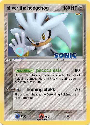 Pokemon silver the hedgehog