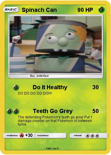 Pokemon Spinach Can