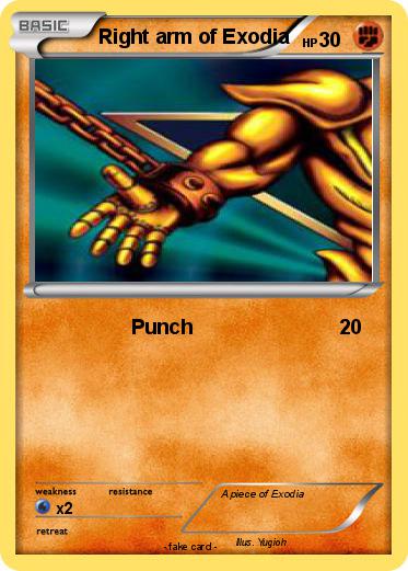 Pokemon Right arm of Exodia Pokemon Right arm of Exodia