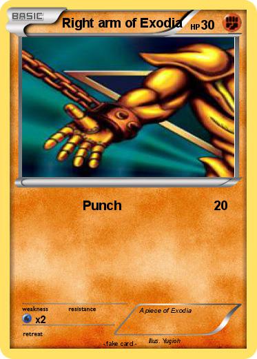 Pokemon Right arm of Exodia