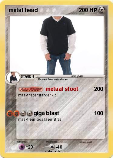 Pokemon metal head