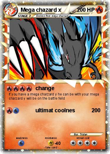 Pokemon Mega chazard x