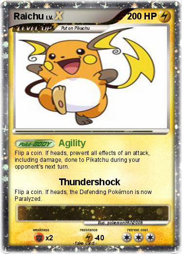Pokemon Raichu