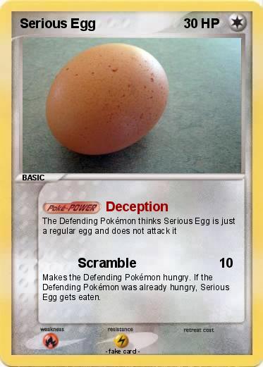 Pokemon Serious Egg