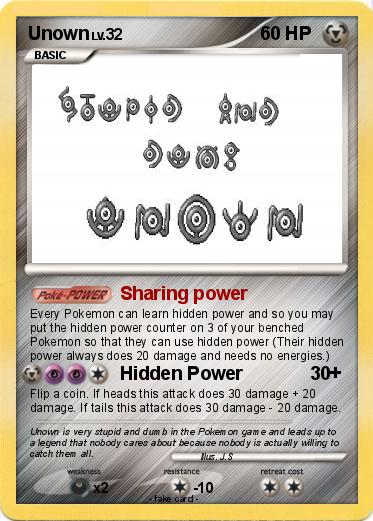 Pokemon Unown