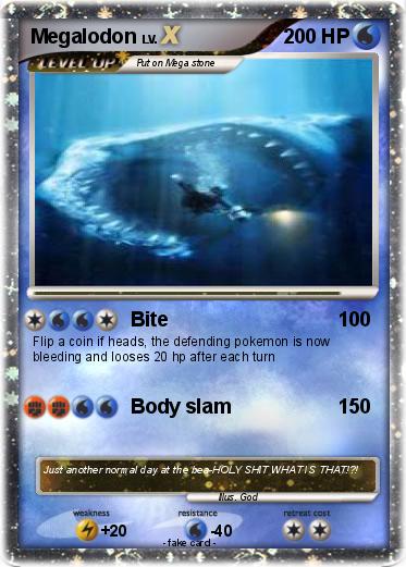 Pokemon Megalodon