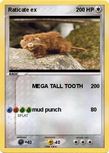 Pokemon Raticate ex