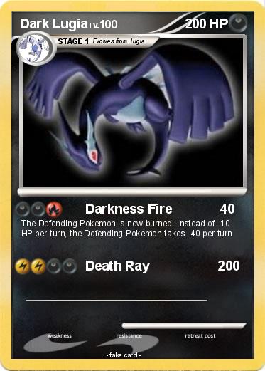 Pokemon Dark Lugia