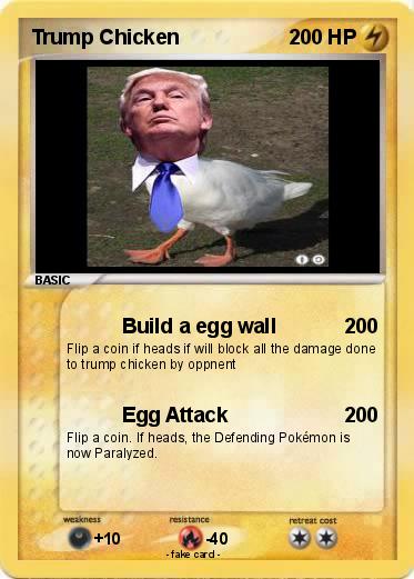 Pokemon Trump Chicken