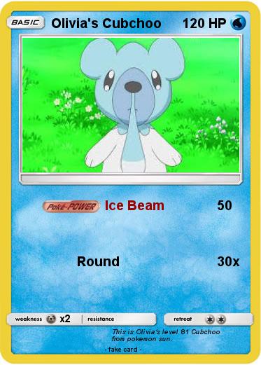 Pokemon Olivia's Cubchoo